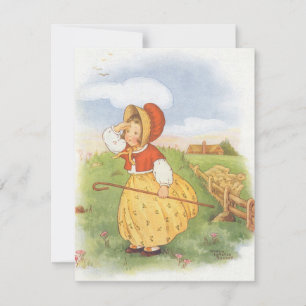 Klassieke Little Bo Peep Mother Goose-kinderrijmpj