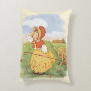 Klassieke Little Bo Peep Mother Goose-kinderrijmpj Decoratief Kussen