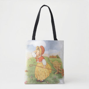 Klassieke Little Bo Peep Mother Goose-kinderrijmpj Draagtas
