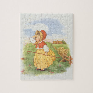 Klassieke Little Bo Peep Mother Goose-kinderrijmpj Legpuzzel