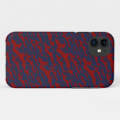 Klassieke Logo op het eiland Fishers Case-Mate iPhone Case (Achterkant (horizontaal))