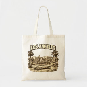 Klassieke Los Angeles Retro Cabriolet Oldtimer Tote Bag