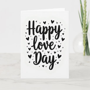 Klassieke Love Day Chevron Kaart