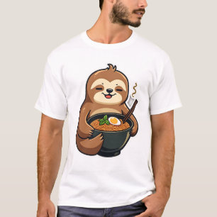 Klassieke Luiaard Ramen Noedel Liefhebber Kunst 2 T-shirt