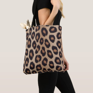 Klassieke Luipaard Dierprint Bruine Cheetah Draagtas