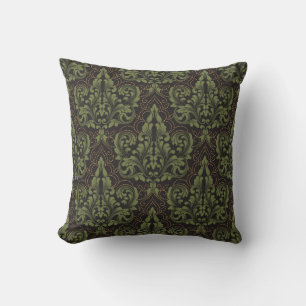 Klassieke luxe ouderwetse damast ornament kussen