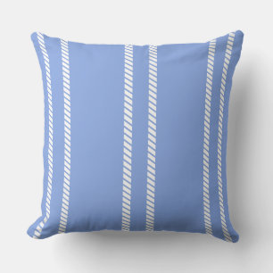 Klassieke Maagdenpalm Blauwe Gestreepte Worp Kusse Kussen