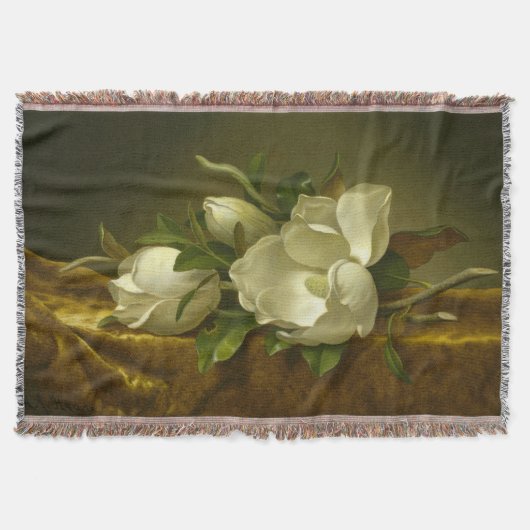Klassieke Magnolia Throw Blanket Deken (Voorkant)