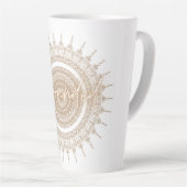 Klassieke Mandala Latte Mok (Rechterhoek)
