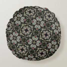 Klassieke Marokkaanse Geometrische Decoratieve Pat Rond Kussen