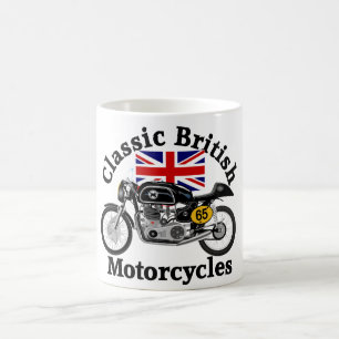 Klassieke matchless G45 motorfiets mok