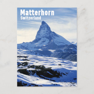 Klassieke Matterhorn, Zwitserland Briefkaart