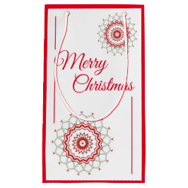 Klassieke medaillon sneeuwvlok klein cadeauzakje