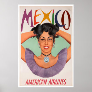 Klassieke Mexicaanse Kunst Mexico Reisposter Keuke Poster