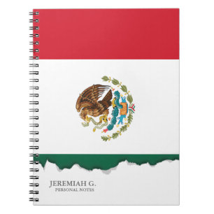 Klassieke Mexicaanse vlag Notitieboek