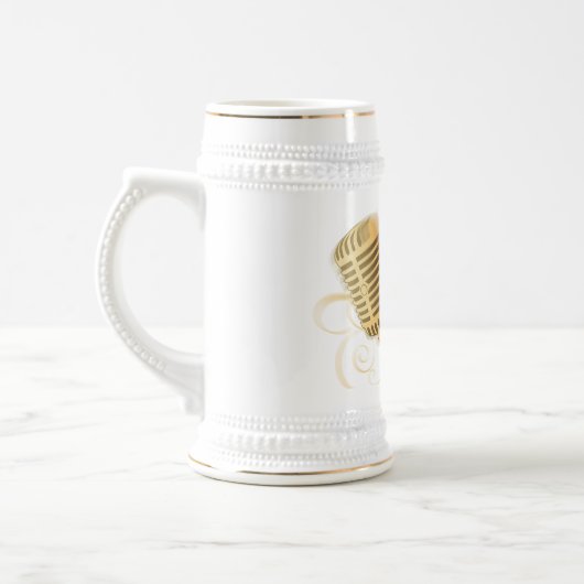 Klassieke microfoon bierpul (Links)