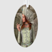Klassieke Middeleeuwse Prinses Renaissance Kunst Ornament (voorkant)