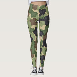 Klassieke militaire camouflage Naadloze Patroonsti Leggings