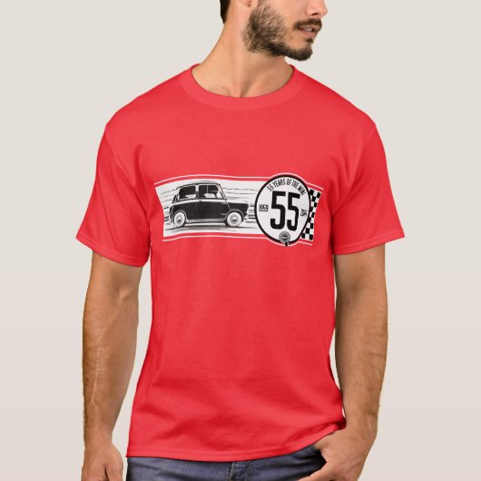 Klassieke mini 55 Jubileum T Shirt (Voorkant)