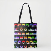 Klassieke Mini Car Rainbow Draagtas (Voorkant)