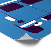 Klassieke mini-van-tentoonstelling poster (Hoek)