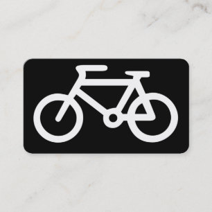 Klassieke Minimalistische Fiets Mechanische Illust Visitekaartje