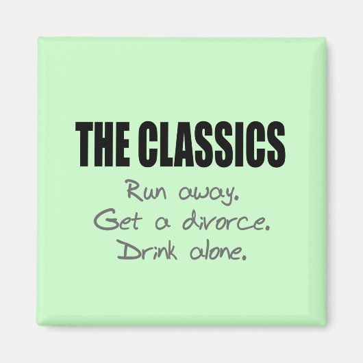 Klassieke Mistakes Magnet Magneet (Voorkant)