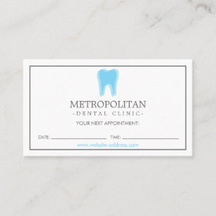 Klassieke Moderne Tandese Logo benoeming Visitekaartje