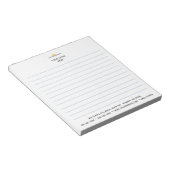 Klassieke moderne website voor zakelijk Logo Notitieblok (Schuin)