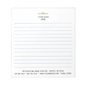 Klassieke moderne website voor zakelijk Logo Notitieblok (Voorkant)