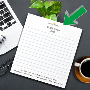 Klassieke moderne website voor zakelijk Logo Notitieblok