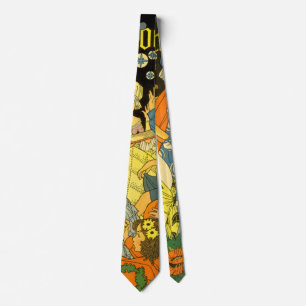 Klassieke Moeder de Gans die voorleest aan kindere Stropdas