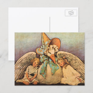 Klassieke Moeder de Gans Kinderen Jessie Willcox S Briefkaart