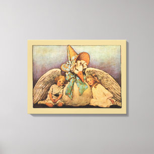 Klassieke Moeder de Gans Kinderen Jessie Willcox S Canvas Afdruk