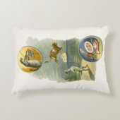 Klassieke Moeder de Gans-kinderrijmpjes Hey Diddle Accent Kussen (Voorkant)