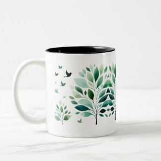 Klassieke Mok, 11 oz Tweekleurige Koffiemok