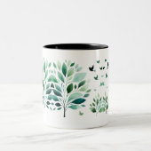 Klassieke Mok, 11 oz Tweekleurige Koffiemok (Center)