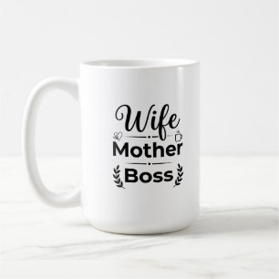 Klassieke mok 15 oz Boss Mother cadeau