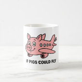 Klassieke mok, 330 ml - Als varkens konden vliegen Koffiemok (Center)