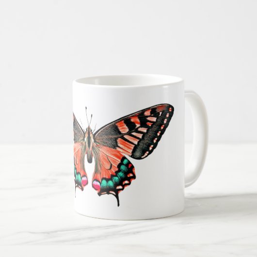 Klassieke Mok Butterfly (Voorkant rechts)