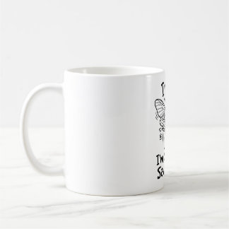 Klassieke mok: Grappige ochtendkoffie humor citaat Koffiemok