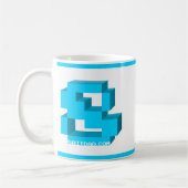 Klassieke Mok met 8 bits (Links)