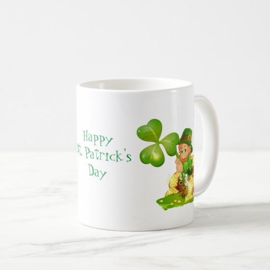 Klassieke Mok-St. Patrick's Day Koffiemok (Voorkant rechts)
