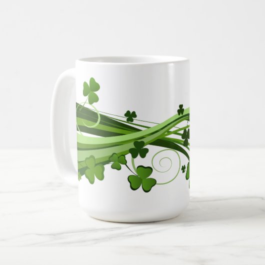 Klassieke Mok-St. Patrick's Day Koffiemok (Voorkant links)