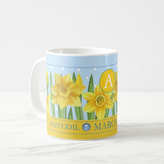 Klassieke Mok van de aanjager en Gem March (Voorkant links)