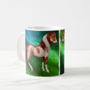 Klassieke Mok van het Paard van de verf 11oz, Vera
