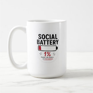 Klassieke mok voor lage sociale batterij Fun Intro