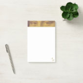 Klassieke Mona Lisa-ogen & monogram Post-it® Notes (Kantoor)