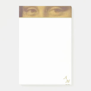Klassieke Mona Lisa-ogen & monogram Post-it® Notes