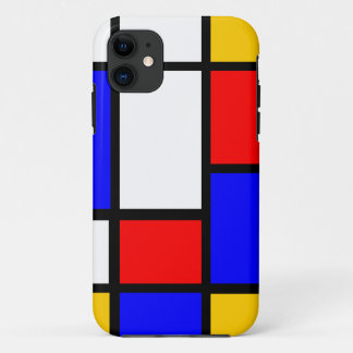 Klassieke Mondrian iPhone 11 Hoesje